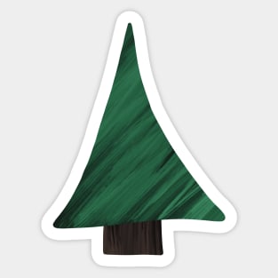 Minimalist Christmas Tree Sticker